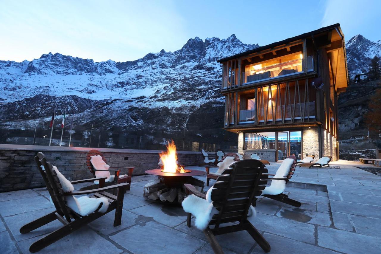 Chalet Blanc Breuil-Cervinia Buitenkant foto